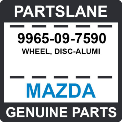 Mazda 19インチ ブラックホイール 9965-50-7590 Mazda 19インチ ブラックホイール 9965-50-7590 - メルカリ