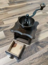 Kaffeemühle Alt Antik, Braune Holzfarbe, mechanisch