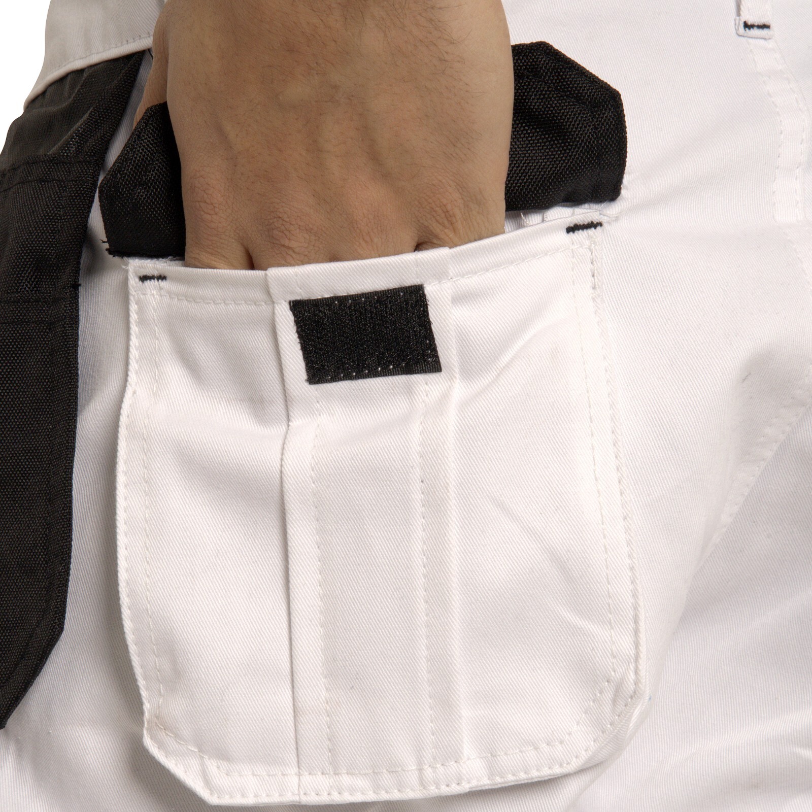 Mens Painters Decorators Trousers Cargo Combat White Work Pants Knee