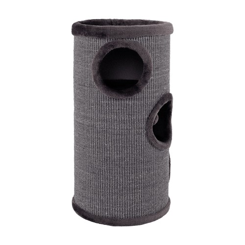 B-Ware: lionto Kratztonne mit Sisal Kratzturm Kratzbaum Kratzsäule 70 cm Grau - Bild 5 von 7