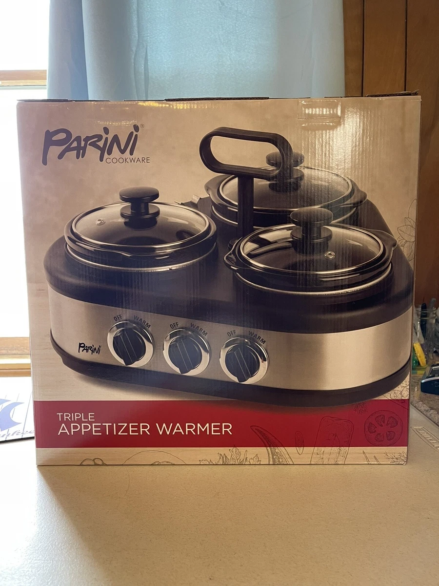 Parini Cookware Triple Appetizer Warmer, Sports Cards & Memorabilia,  Records, Jewelry, Clothing & More