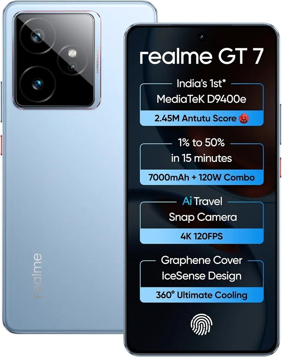 Realme GT 7 IceSense Blue 8GB 256GB Global Version | eBay