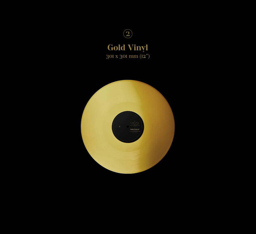BLACKPINK LISA Lalisa Gold Vinyl LP Special Limited Edition BLACKPINK LISA Lalisa Gold Vinyl LP Special Limited Edition