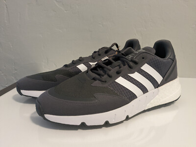 adidas ZX 1K Boost Grey White H01911 Men's Running Shoes