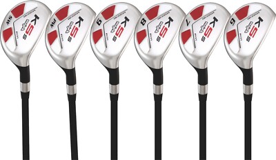 Senior Ladies Majek Golf Hybrid Partial Set (6-SW) Lady ''L'' Flex Utility Clubs