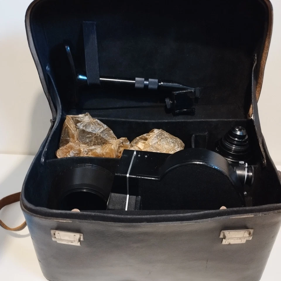 🟢Cámara de película Zenit 16 mm KRASNOGORSK-3 con lente Meteor-5-1 M42🟢Funciona 100%🟢 Foto 3 de 4