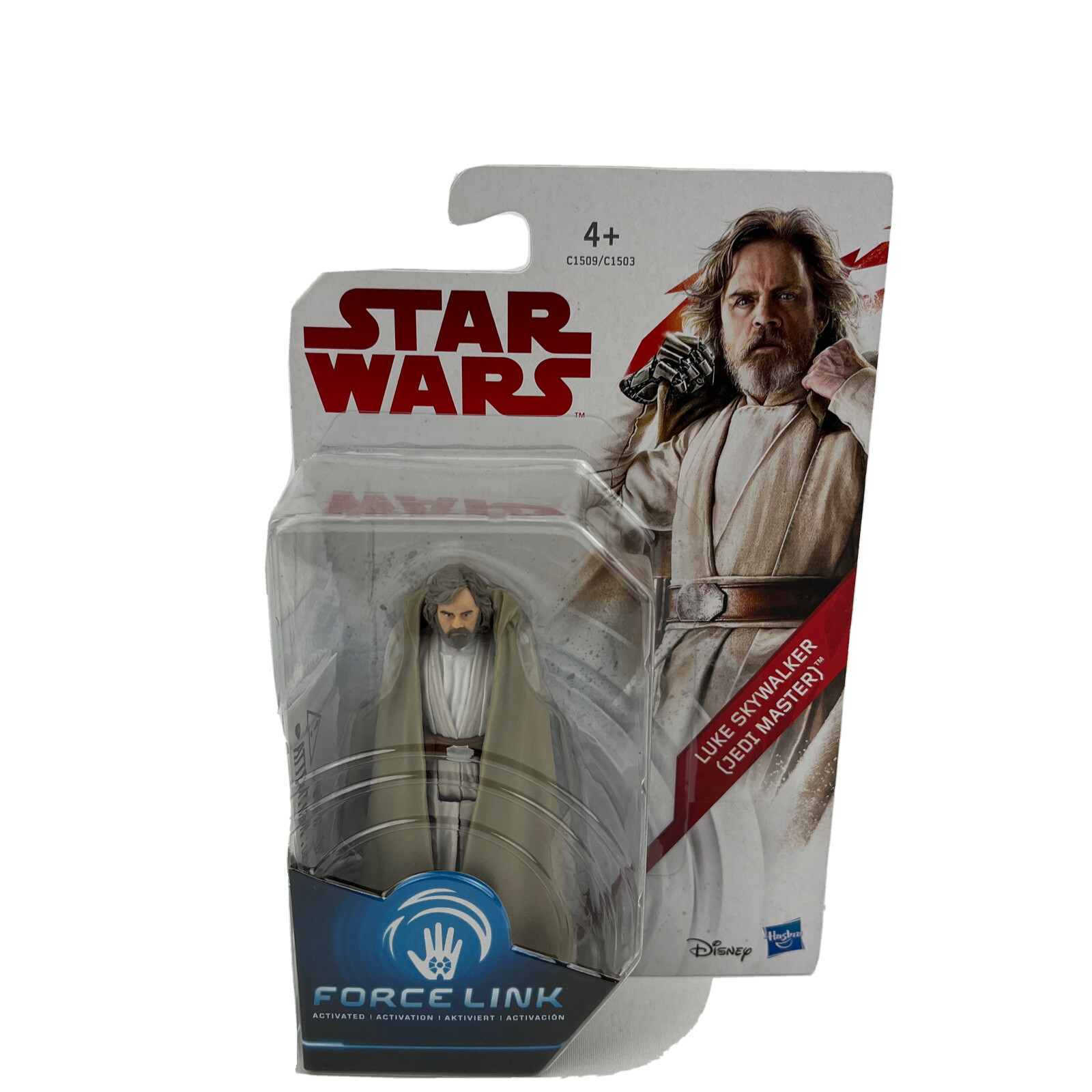 Star Wars Force Link Luke Skywalker Jedi Master  3.75”  Action Figure NEW