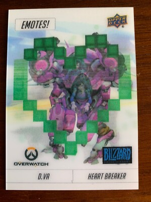 2023 BLIZZARD LEGACY COLLECTION HEART BREAKER 3D EMOTES TRADING CARD E-7