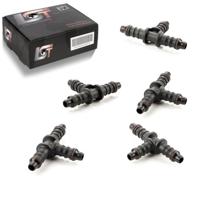 5x Bewässerungssystem T-Stück Schlauchverbinder T-Verbinder Ø 6 mm