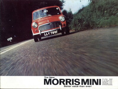 Morris Mini Prospekt 1967 9/67 GB brochure prospectus catalog catalogue broschyr