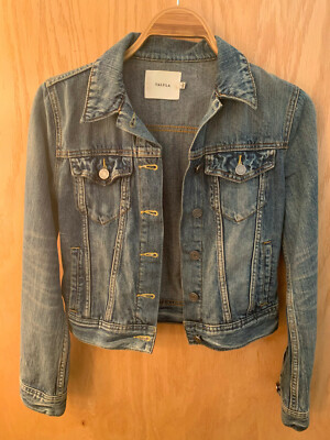 Aritiza Talulah Cropped Jean Jacket Size S