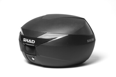 SHAD Topcase SH39 Carbon, 39 Liter Volumen + universelle Adapterplatte D0B39106