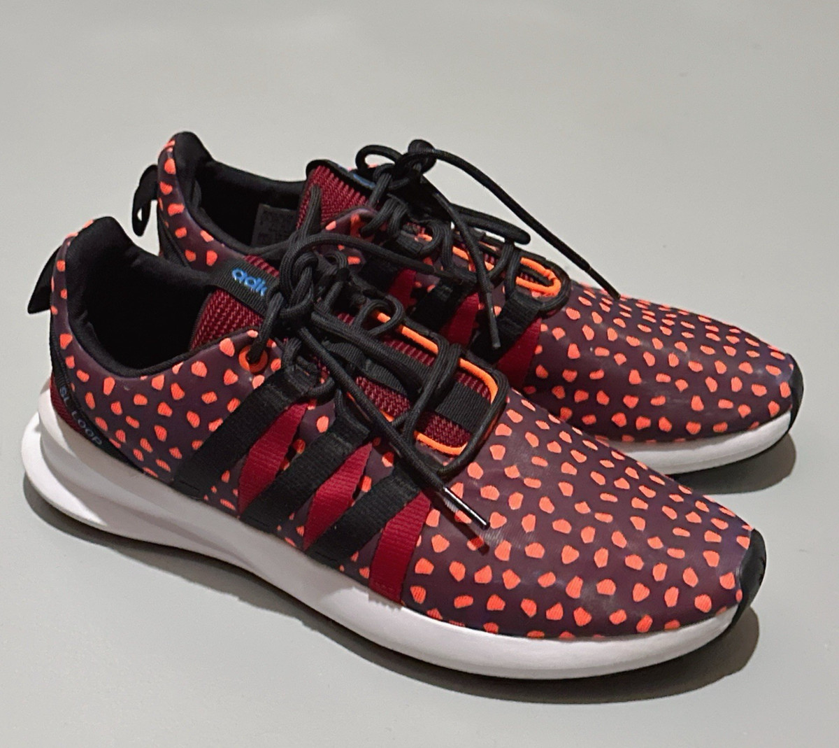 Adidas Originals SL Loop CT Burgundy Orange Speckled Men's Size 8 Q16405 View 2