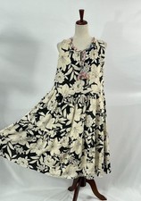 JOHNNY WAS Jade Sz L Large Juliette Silk Floral Tiered Sleeveless Dress NWT