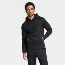 Men's Ponte Full-Zip Hoodie - All in Motion - Black