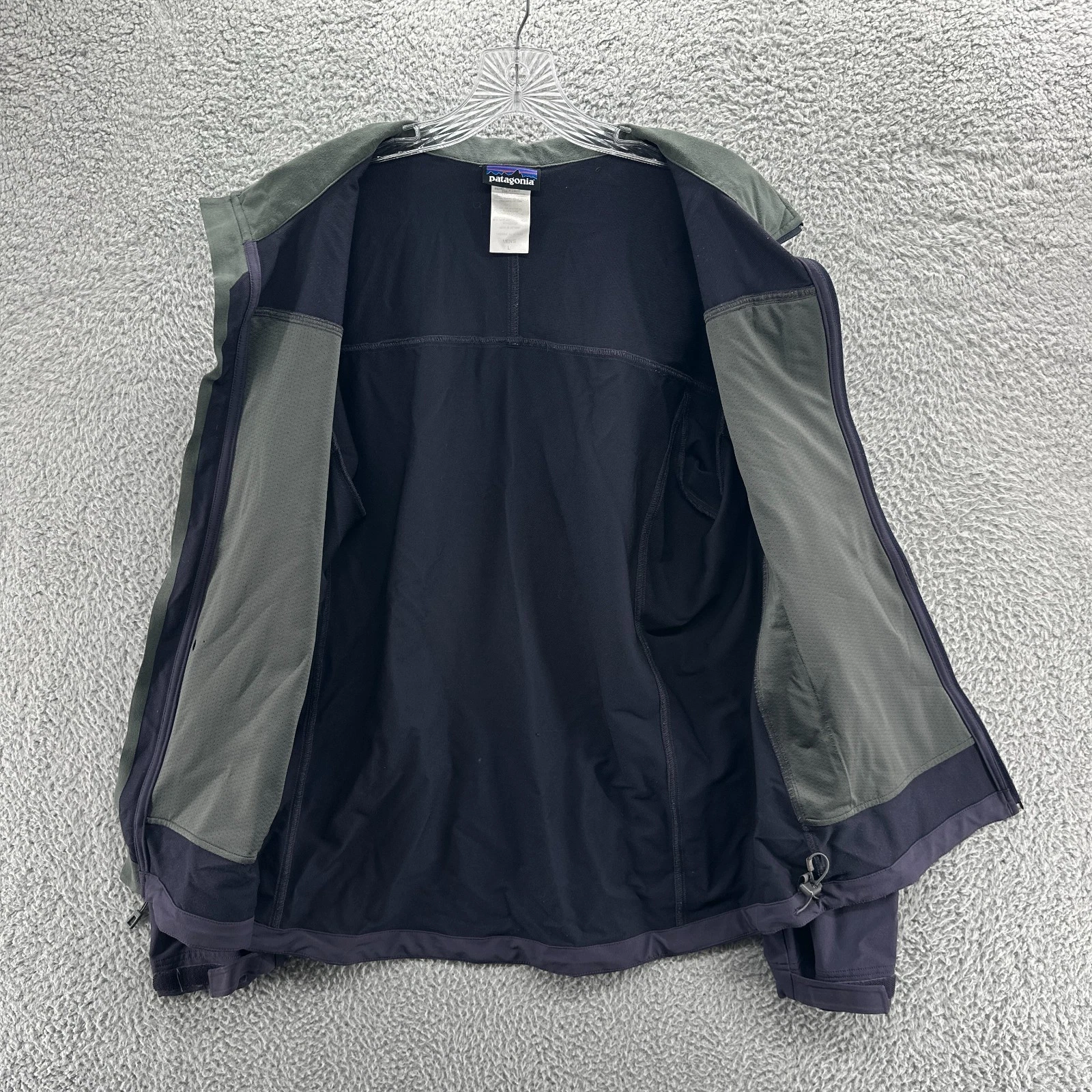 Patagonia Jacket Mens Large L Purple Full Zip Hiking Outdoor Simple Guide Hoody image 11