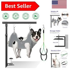 Space-Saving Dog Grooming Arm with Hammock: For Peaceful Grooming Sessions