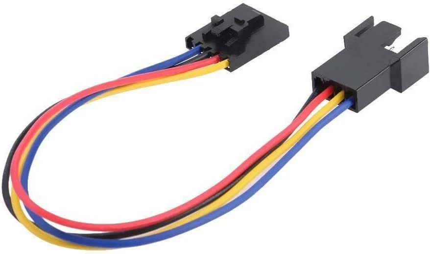 5Pcs 5Pin to 4Pin Fan Connector Adapter Converter Extension Cable Wire - Image 4 of 4