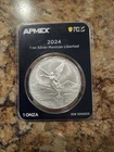 Apmex 2024 1 Ounce Silver LIBERTAD.999  Gorgeous For Collector And Investor