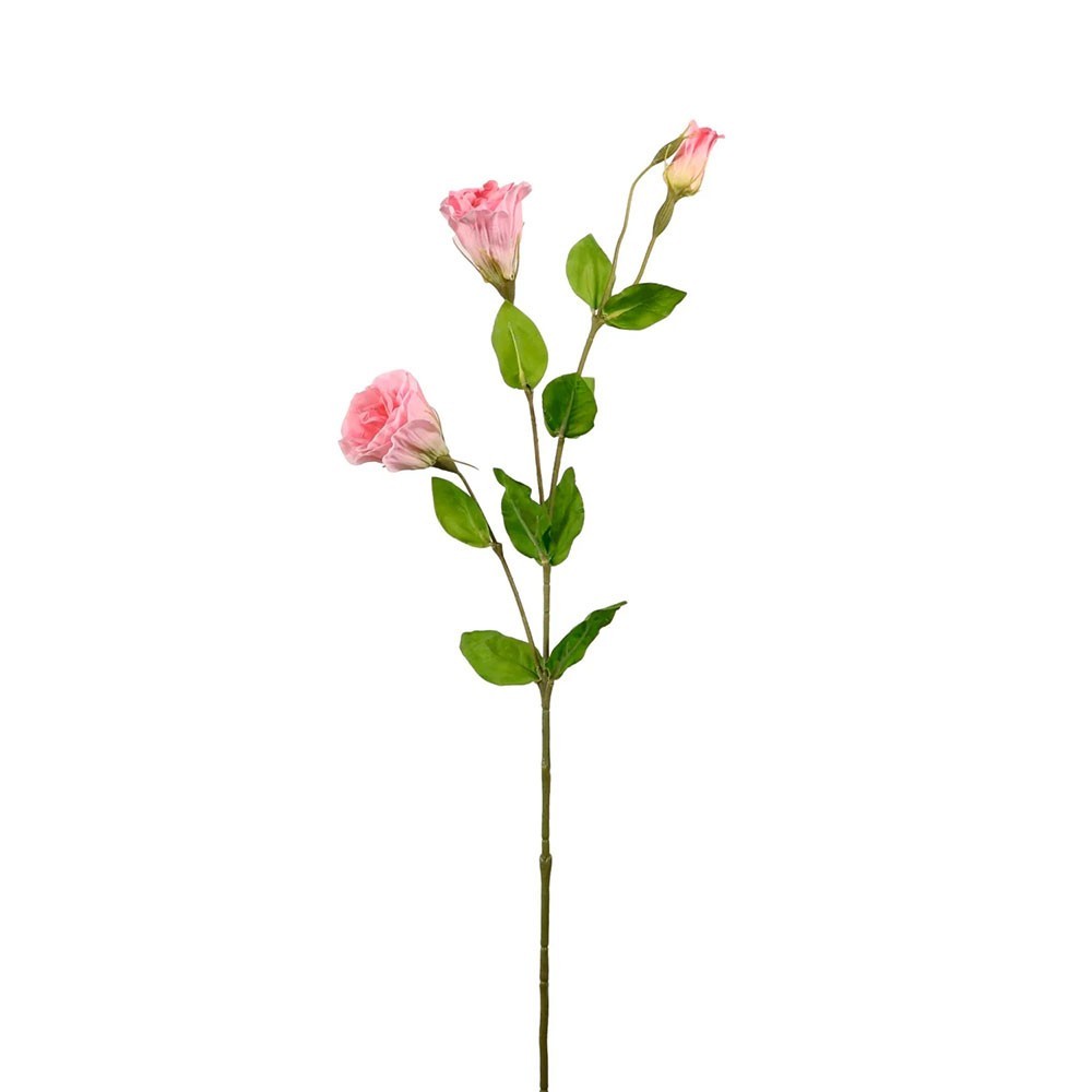 Real Touch Artificial Lisianthus Flower Stem 72cm Tall Pale Pink