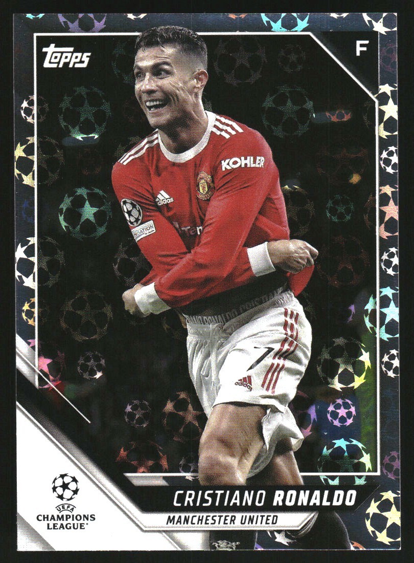 2021-22 Topps UEFA Champions League Starball Foil #100 Cristiano