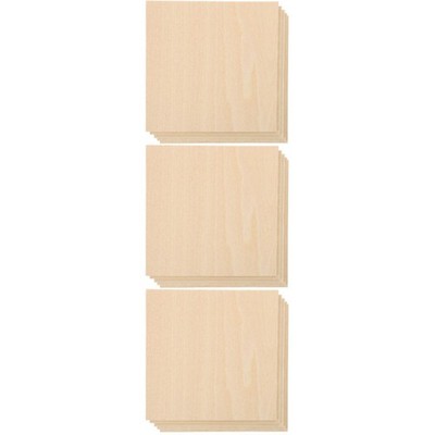3 PCS Wood Pieces for Crafts Model Building Supplies Hardwood Planks