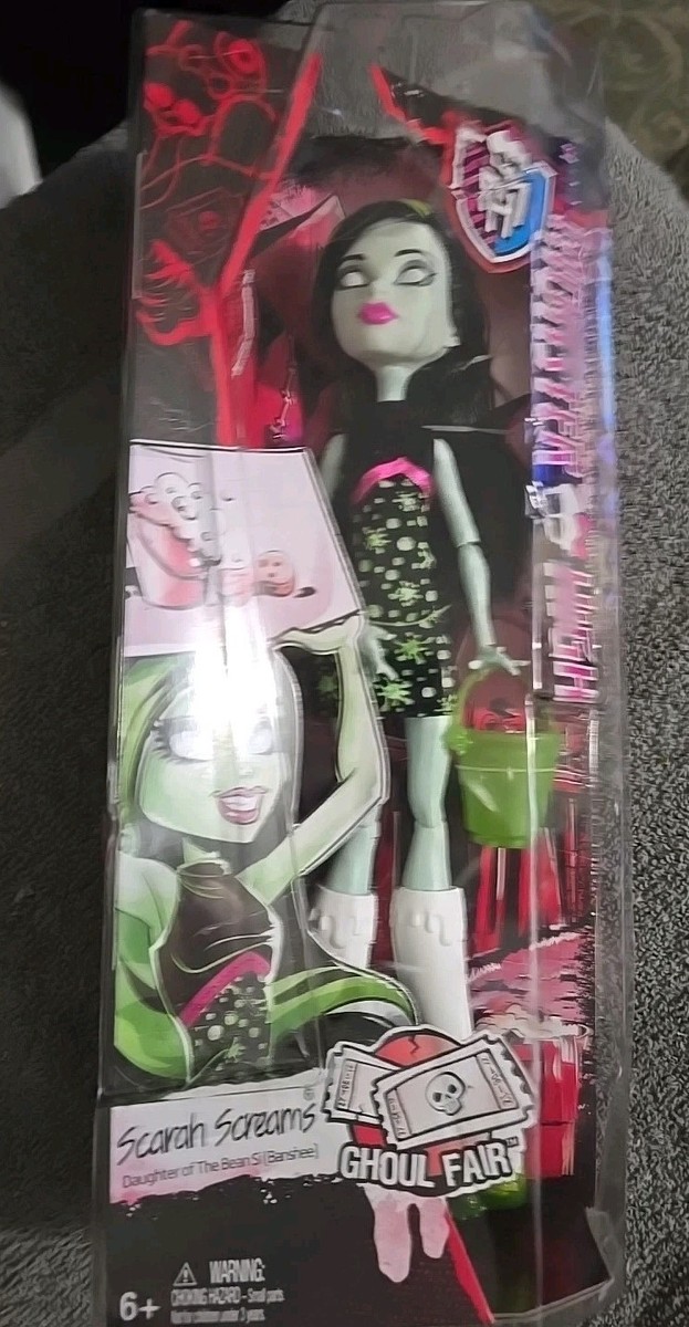 Monster High Ghoul Fair Scarah Screams Fashion Doll-CHW73-2014