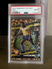 2024 Panini National Convention VIP Gold Pack - Pelé Giraffe Prizm PSA 10 POP 2