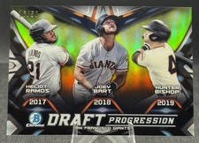 2019 Bowman Draft Chrome Progression Gold #DPR-SFG Ramos Bart Bishop /50 Giants