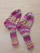 Selbstgestrickte Socken, Gr&ouml;&szlig;e 36/37
