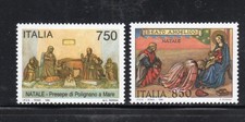 ITALY #2057-2058 1995 CHRISTMAS MINT VF NH O.G