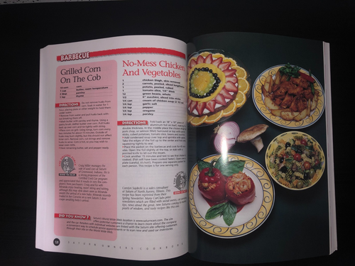 Vintage Saturn Car Owners Cookbook Rare First Print 1999 Paperback - Picture 5 of 6