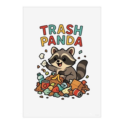 Wandbilder Poster Drucke ''Trash Panda'' (PP057031)