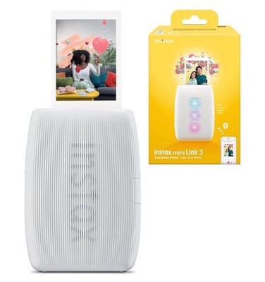 Fujifilm Instax Mini Link3 Smartphone Drucker (Tonweiß)