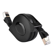 CAT 7 Ethernet Cable Retractable RJ45 600MHz Patch LAN Network Cord Flat
