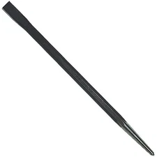 Mayhew 75125 Straight Pinch Point Bar, 14-inch Length, Shot-Blasted Finish