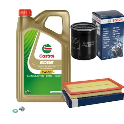 BOSCH inspektionspaket 5 L Castrol EDGE 5W-30 M für Nissan Maxima/Maxima QX V