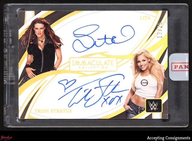 2022 Immaculate Collection WWE #DALTT Trish Stratus & Lita DUAL AUTO 13/25