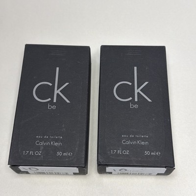 2 Calvin Klein CK Be 50ml 1.7. Oz  Eau de Toilette Spray Unisex
