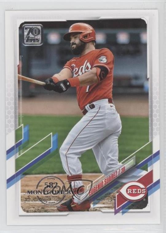 2021 Topps 582 Montgomery Club Eugenio Suarez #627 0h1