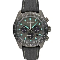 [☆Very Good] SEIKO PROSPEX SPEEDTIMER SBDL Series Black Solar Chronograph Men's