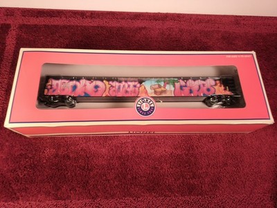 LIONEL 6-84837 AOK ARKANSAS OKLAHOMA 66' MILL GONDOLA O SCALE TRAIN CAR GRAFFITI