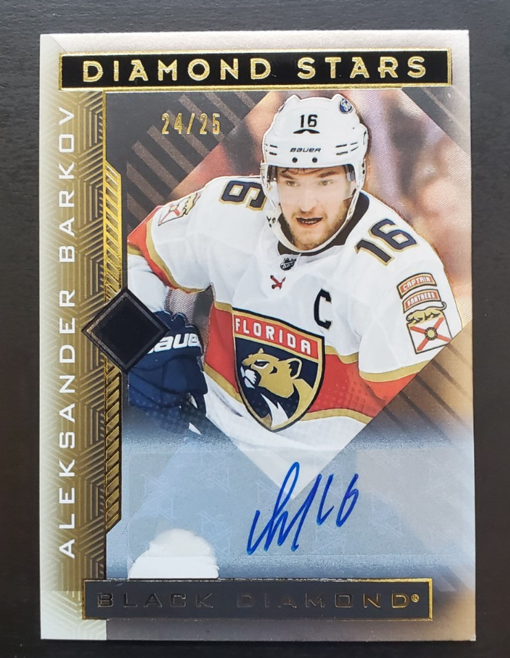 2021-22 Black Diamond Aleksander Barkov Diamond Stars Auto 24/25 BDS-AB Panthers