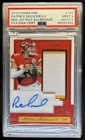 2018 Panini One Patrick Mahomes II Patch Auto Autograph Bronze #/49 Chiefs PSA 9