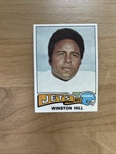 1975 Topps Winston Hill #485 Jets HOF