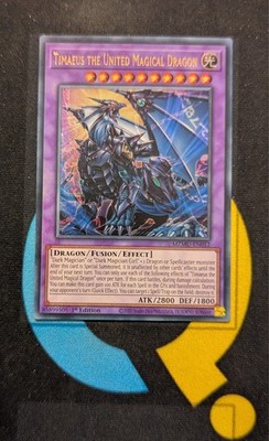 MZMU-DE012 Timäus der Vereinigte Magische Drache Ultra Rare 1. Auflage YuGiOh 