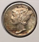 1926 MERCURY DIME -- Extremely Fine (EF) -- colorful toning