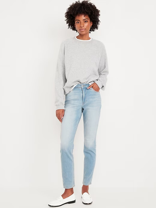 Old Navy Women's Set of 2 High-Waisted Wow Straight Ankle Jeans Size 6 NEW