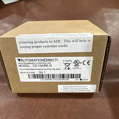 Automation Direct Click C0-10ARE-D 8pt in 6pt out Ethernet Programmable Control