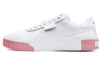 (W) Puma Cali Skate shoes White Pink 369155-07